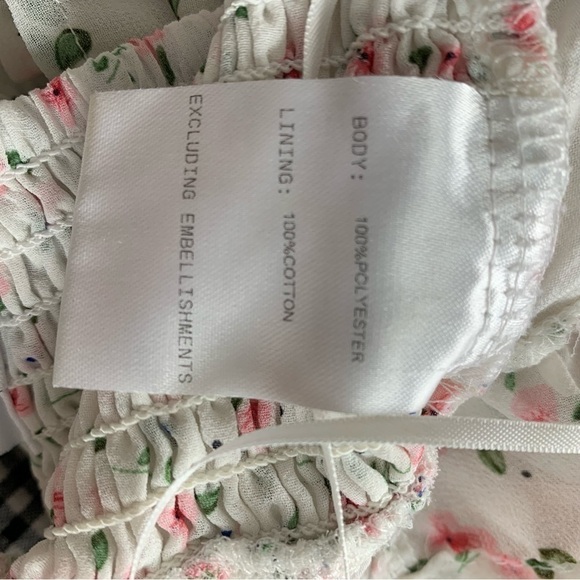 Princess Polly Ditsy Floral Crop Tank Top Size 4 - Picture 8 of 12